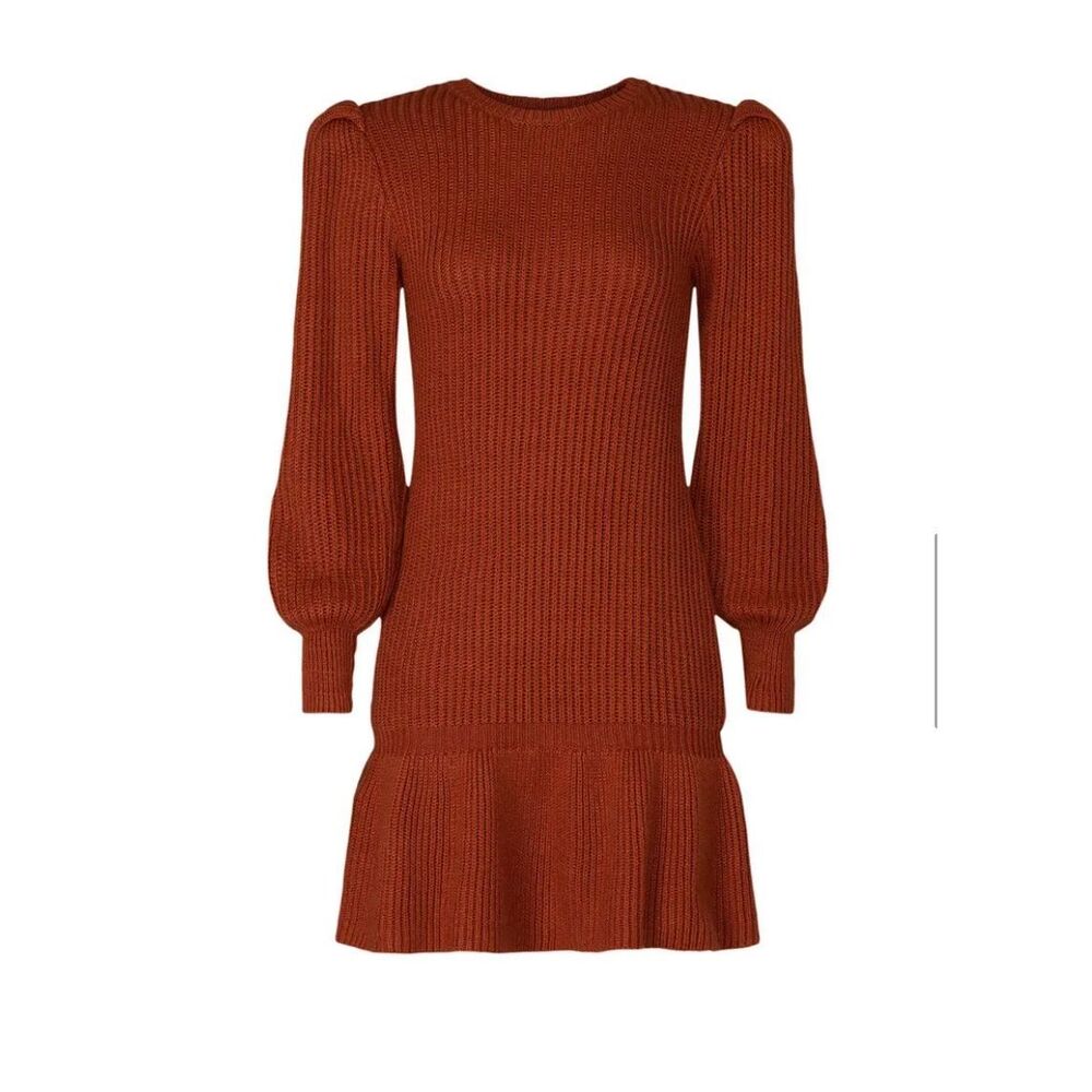 Love,‎ Whit by Whitney Port Rust Sweater Dress Size 0